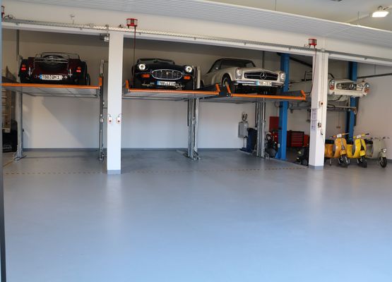 Parking Places for Guests in the Garage